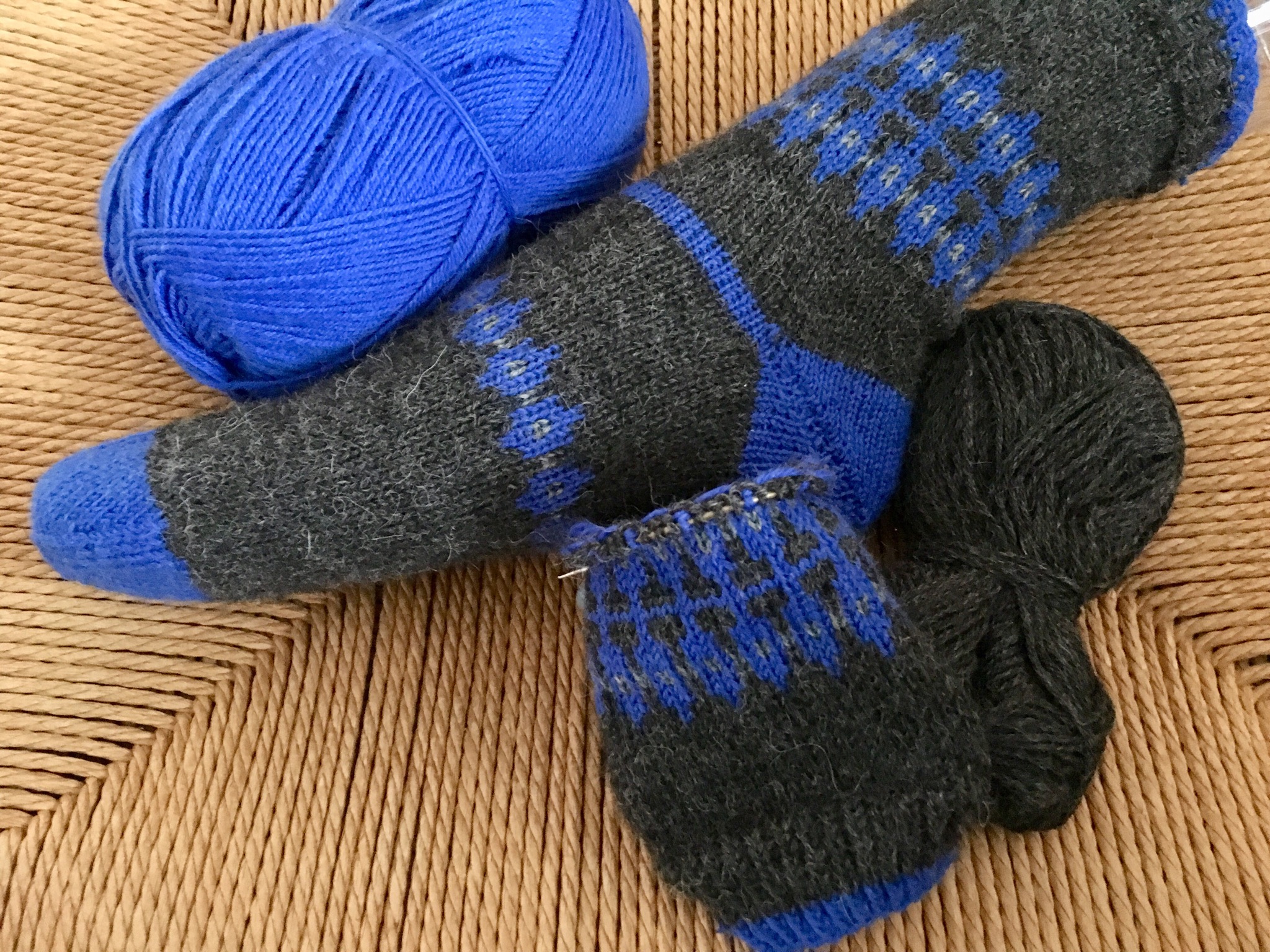 Socken Mit Jacquard Muster Woolplace 5841