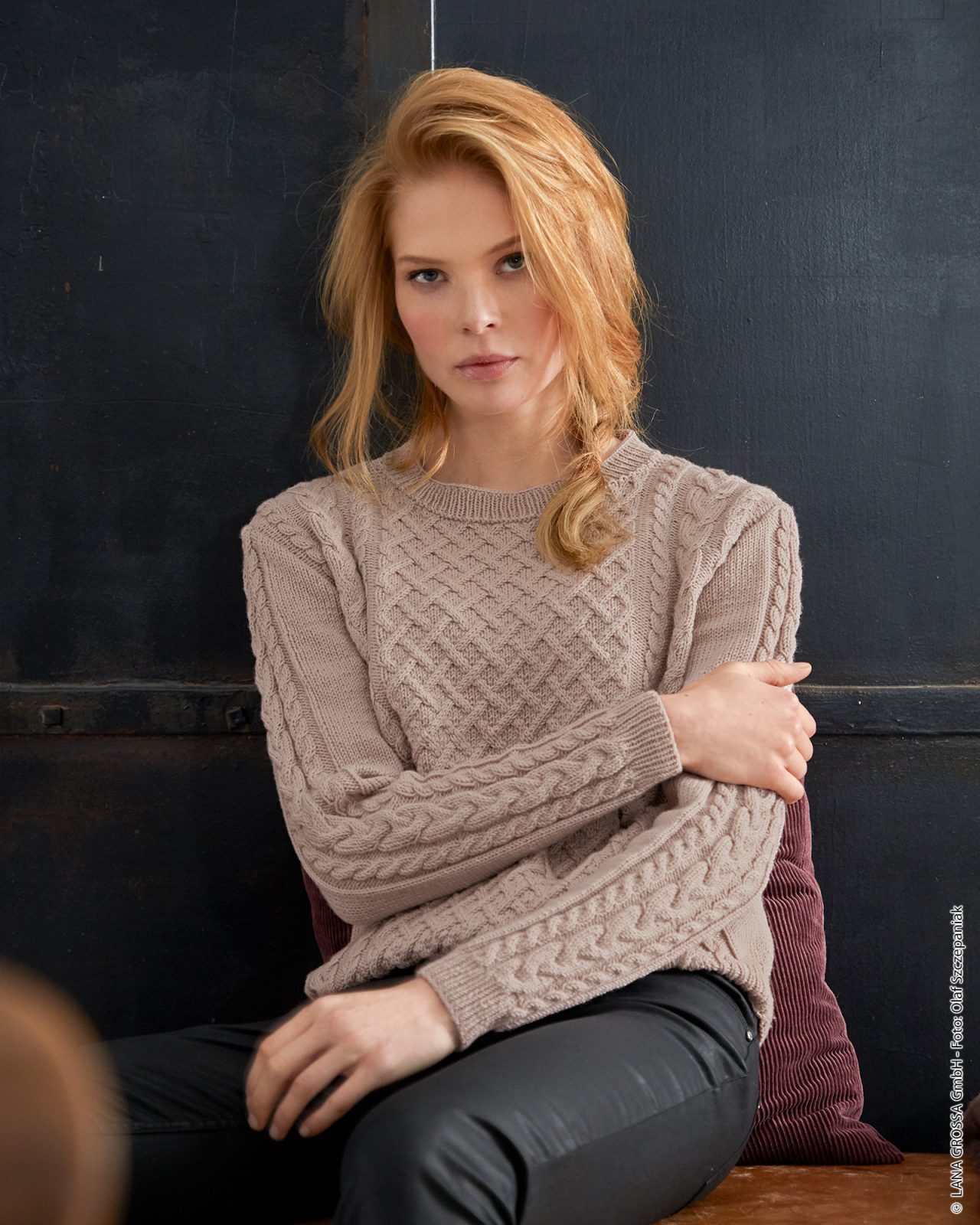 Zopfpullover Aus Cool Wool Stricken – Woolplace