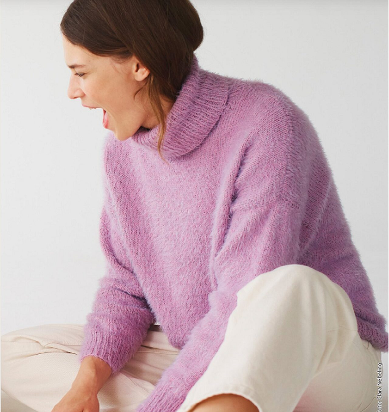 Rollkragenpullover Mit Angesetztem Arm – Woolplace